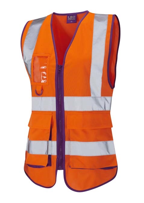 LYNMOUTH ISO 20471 Cl 2 Superior Women&#39;s Waistcoat